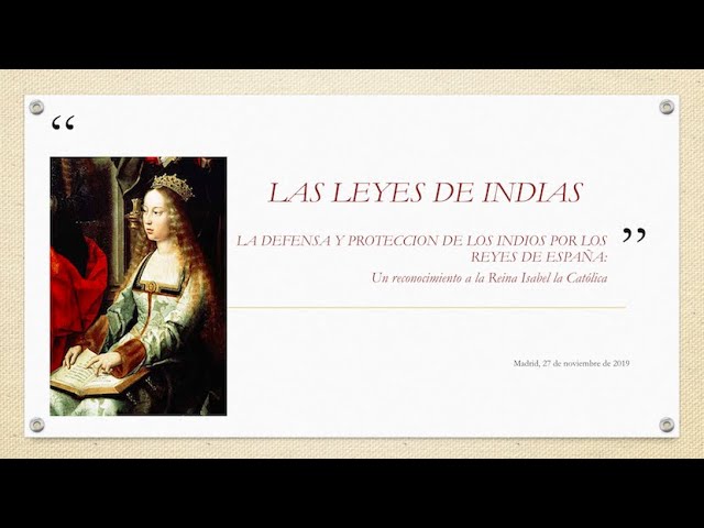 leyes de indias video 1